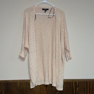 Light pink cardigan sweater